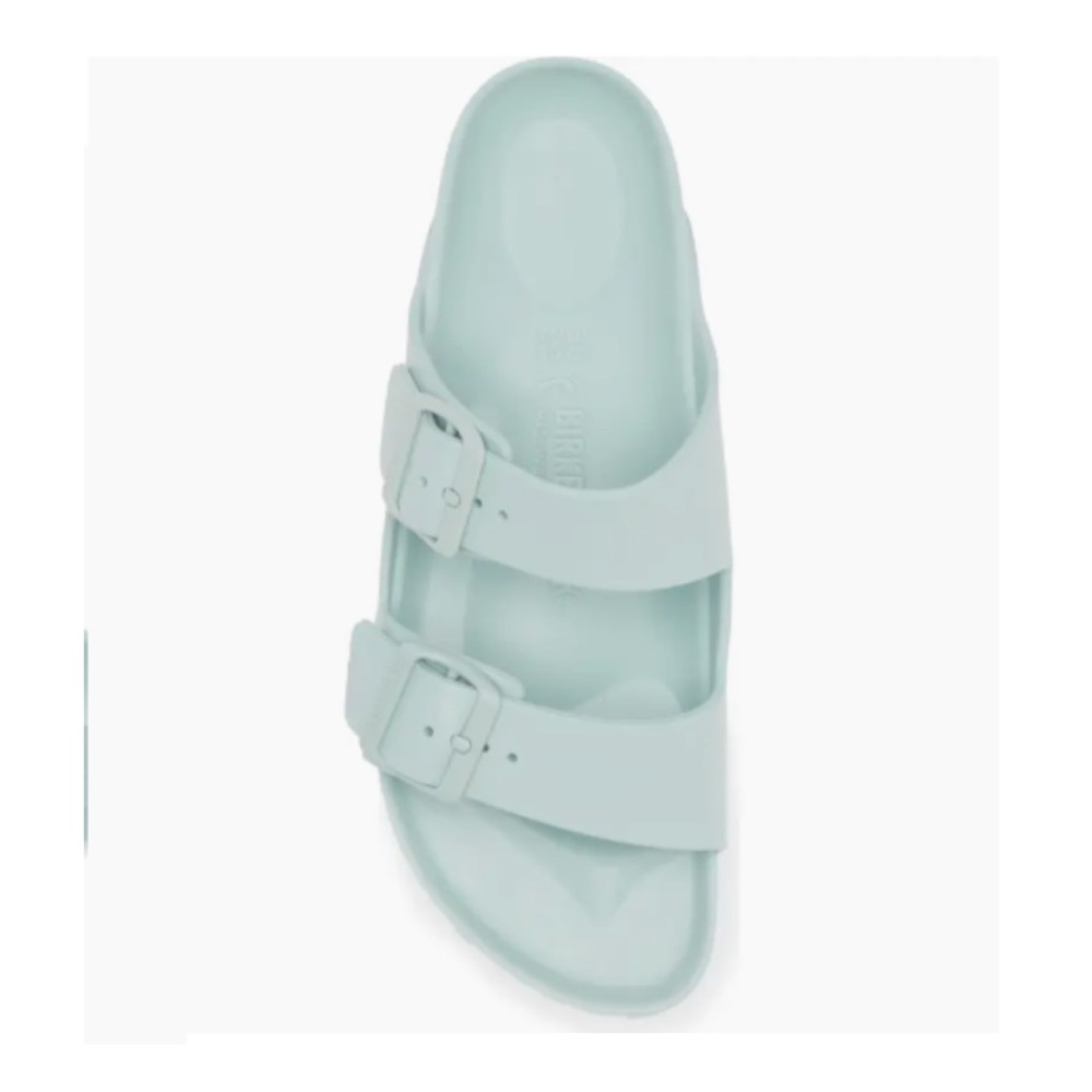 Birkenstock Arizona Waterproof Slide Sandal in Surf Green